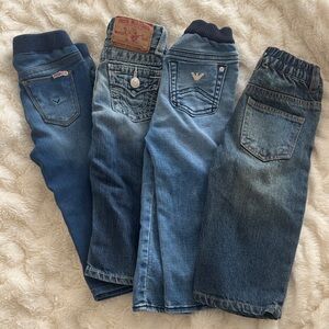 4 Pairs of Designer Baby Jeans 12-18 Months